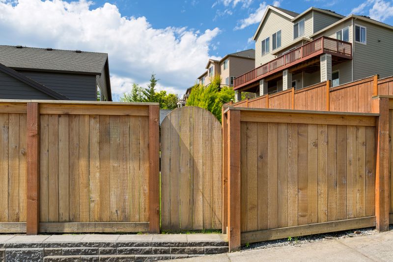 Durable Wooden Fence Gates